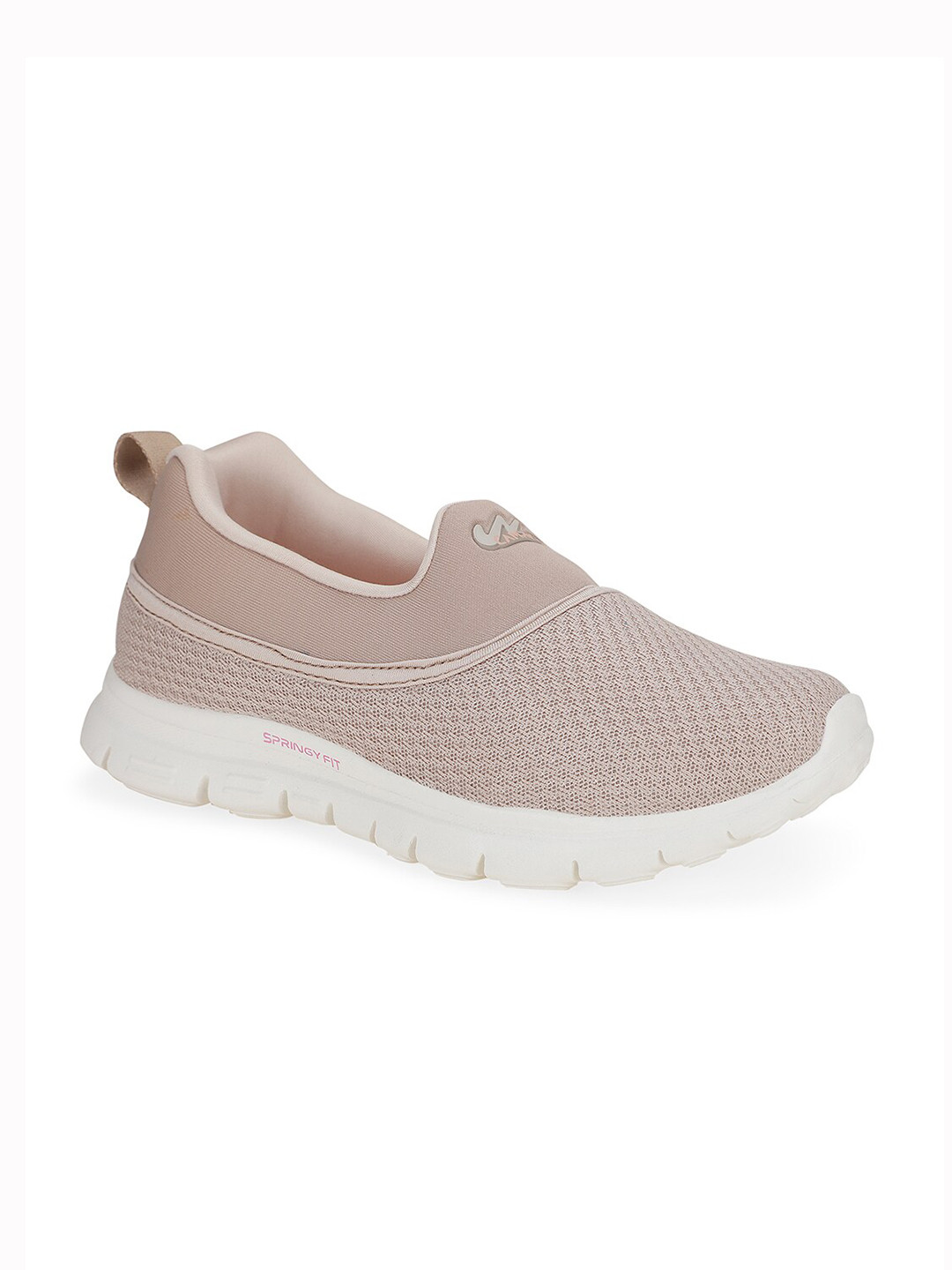 

Campus Women Mesh Walking Non-Marking Shoes, Beige