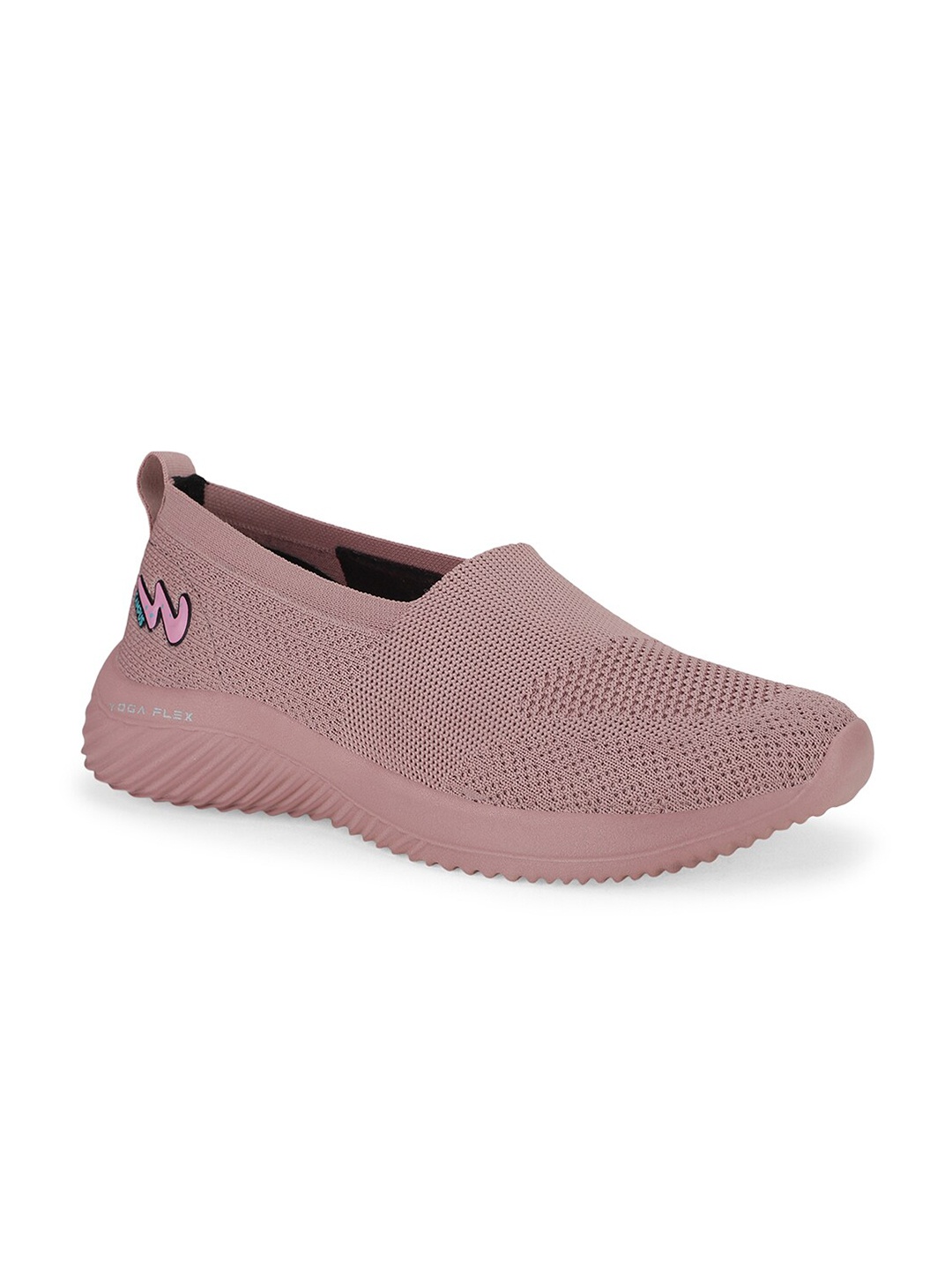 

Campus Women Mesh Walking Non-Marking Slip-On Shoes, Mauve