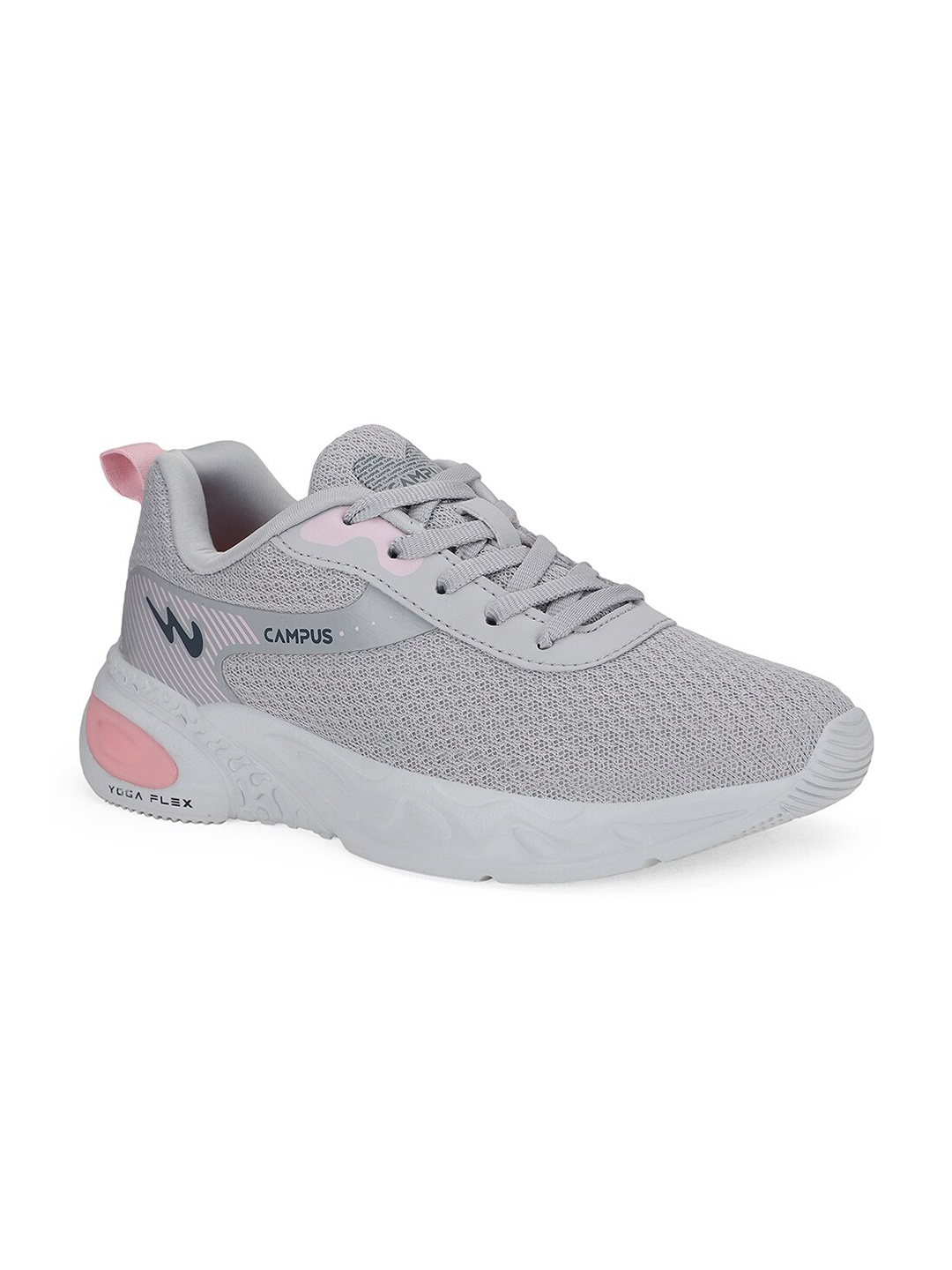 

Campus Women Mesh Running Non-Marking Shoes, Grey