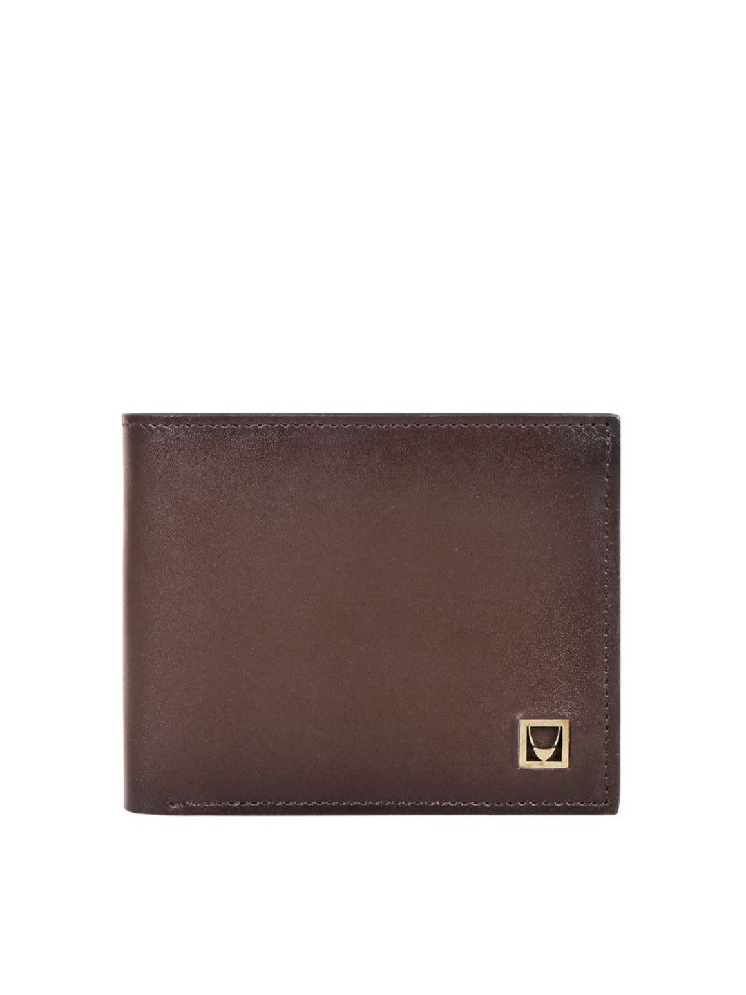 

Hidesign Men Textured Leather Two Fold Wallet, Brown