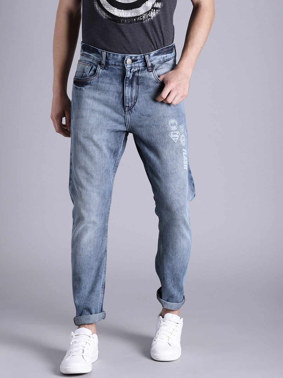 

Kook N Keech Men Blue Anti Regular Fit Mid-Rise Clean Look Jeans