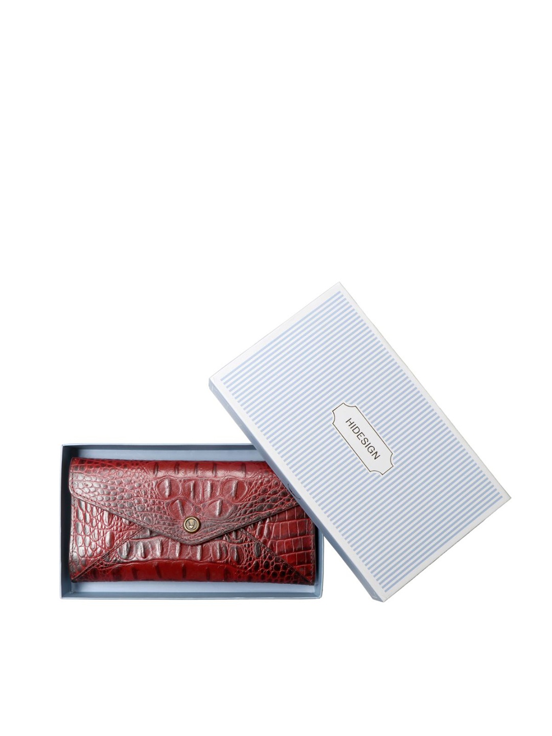 

Hidesign Textured Purse Clutch, Red