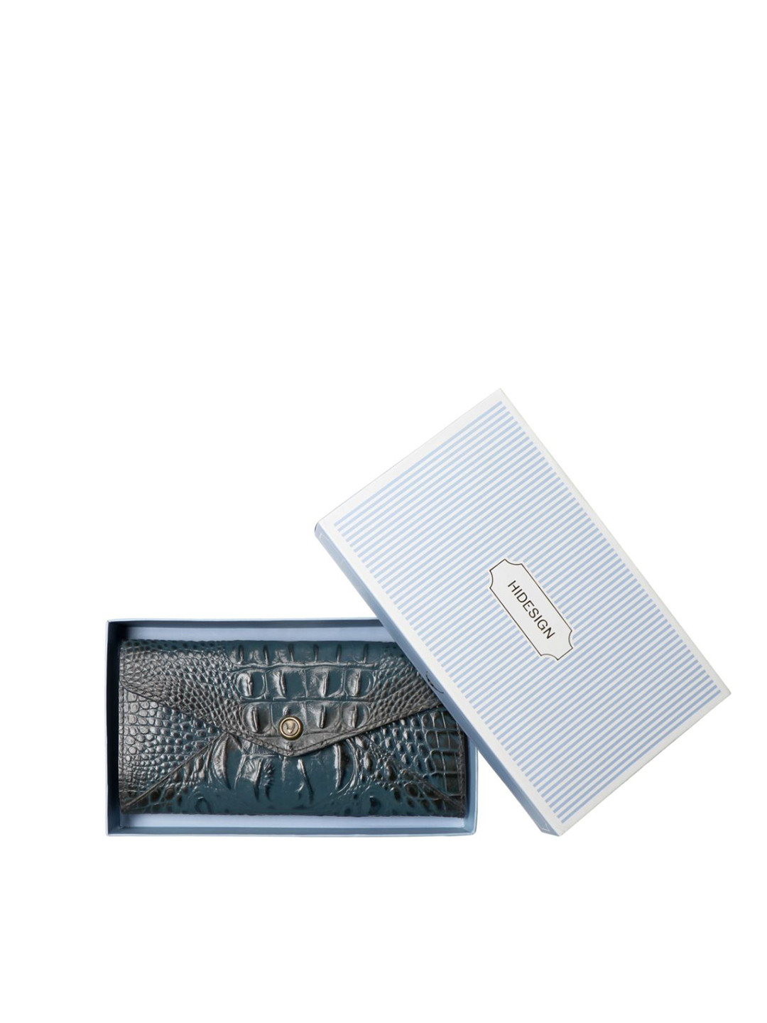 

Hidesign Textured Purse Clutch, Blue