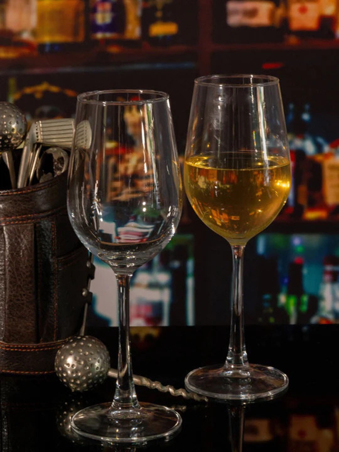 

smart serve Transparent 6 Pieces Wine Glass 330ml Each