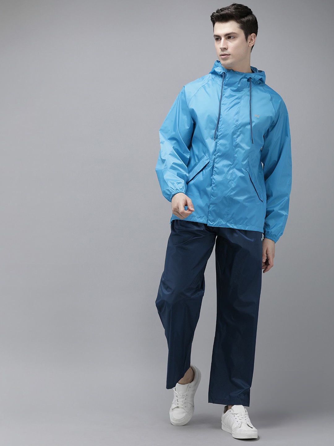 

Wildcraft Men Solid HYPADRY Waterproof Lightweight Rain Suit, Blue