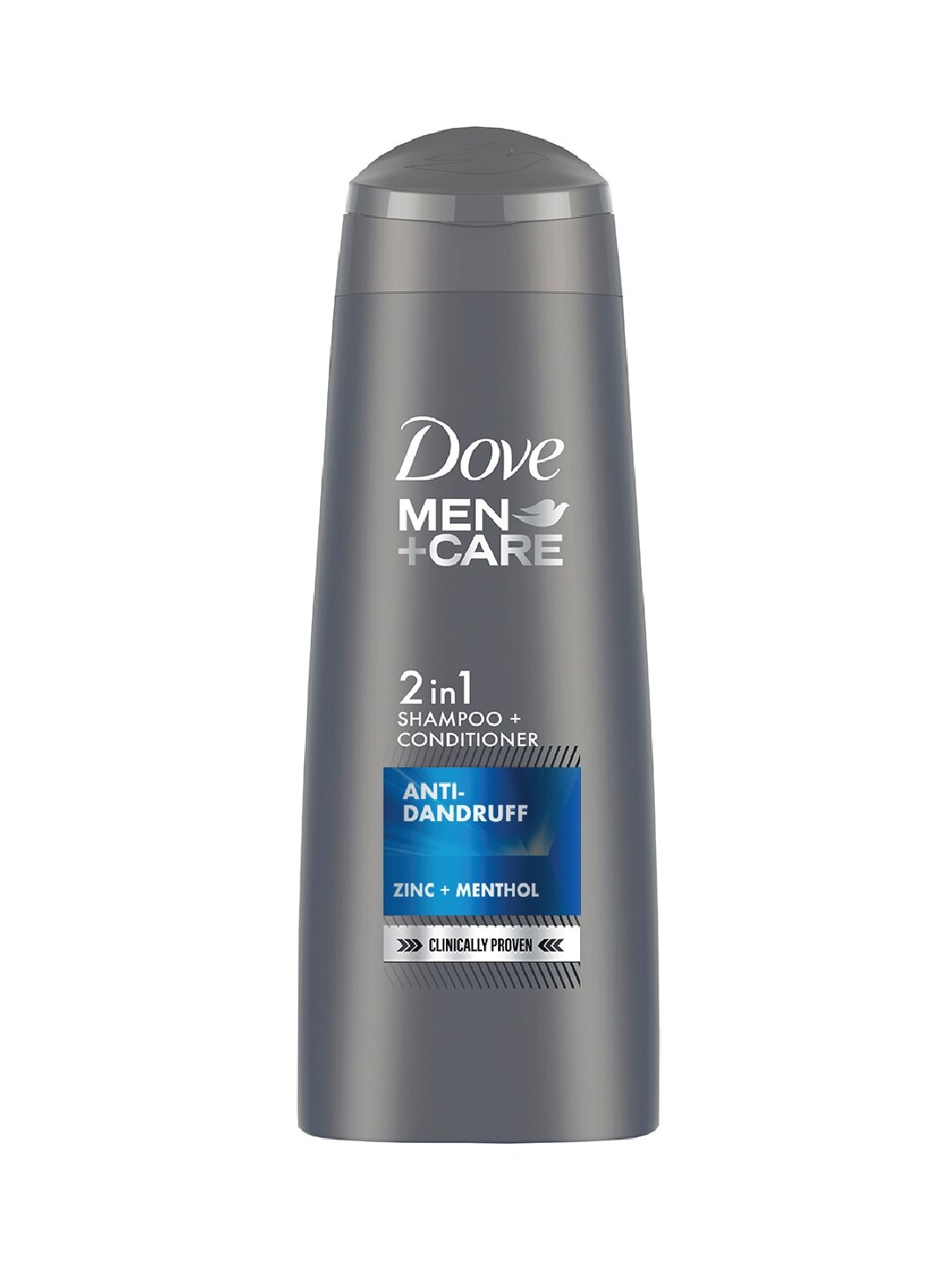 

Dove Men +Care Anti-Dandruff 2-in-1 Shampoo + Conditioner with Zinc & Menthol - 180ml, Grey