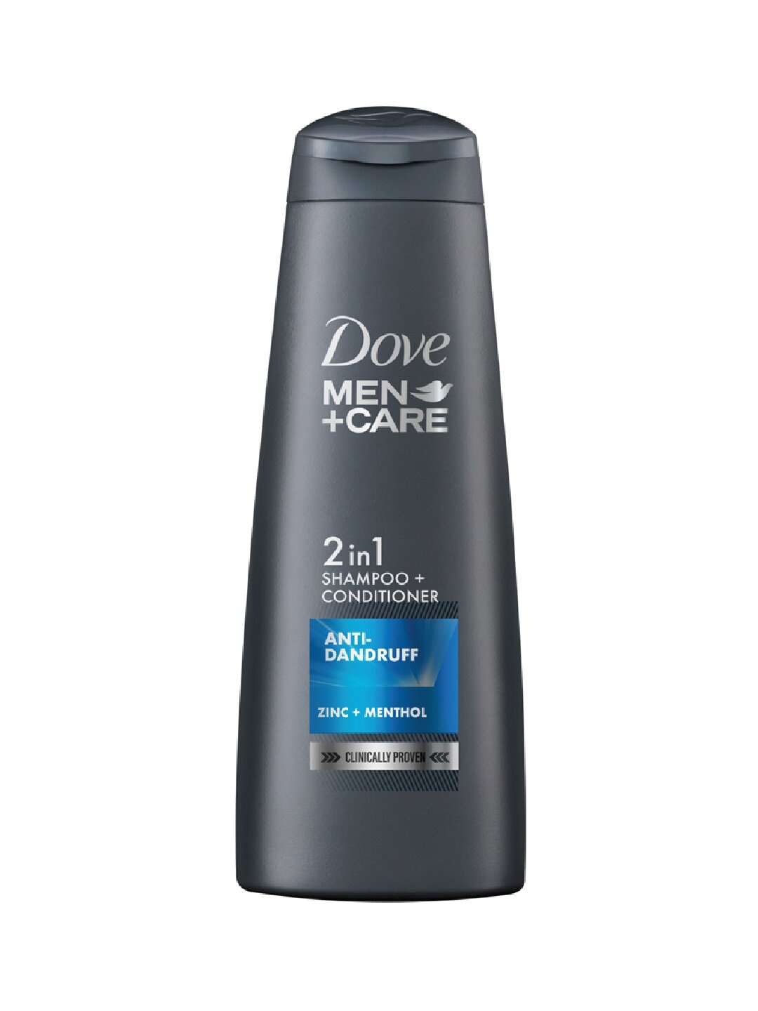 

Dove Men +Care Anti-Dandruff 2-in-1 Shampoo + Conditioner with Zinc & Menthol - 340ml, Grey