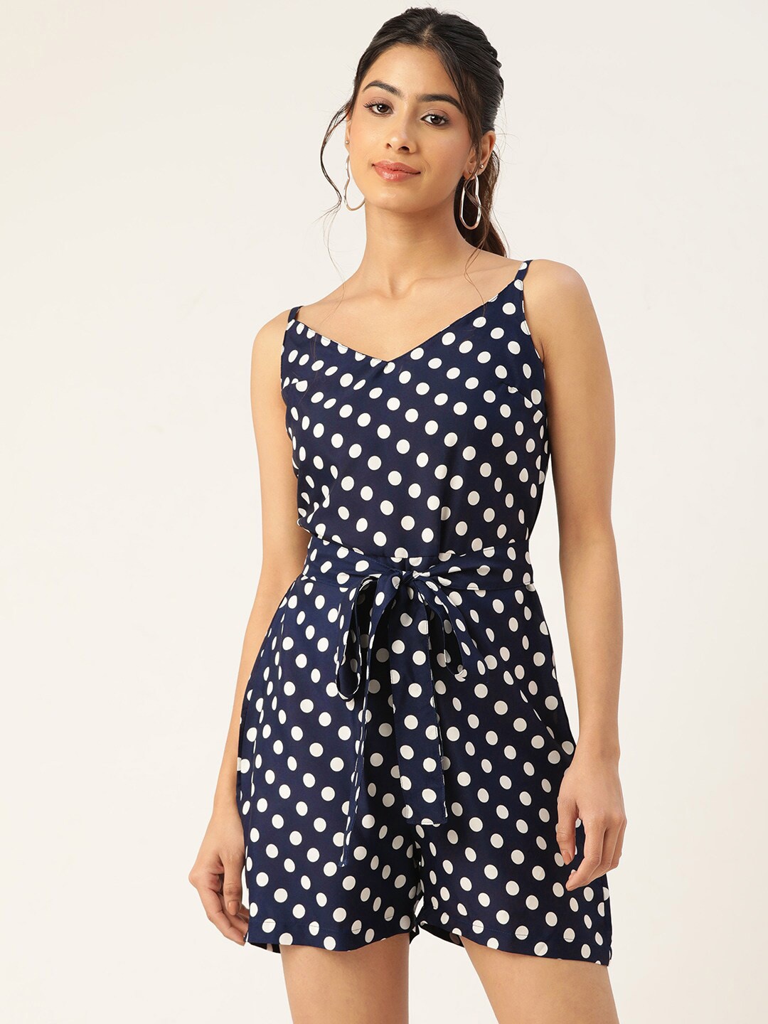 

SIRIKIT Polka Dots Printed Playsuit, Blue