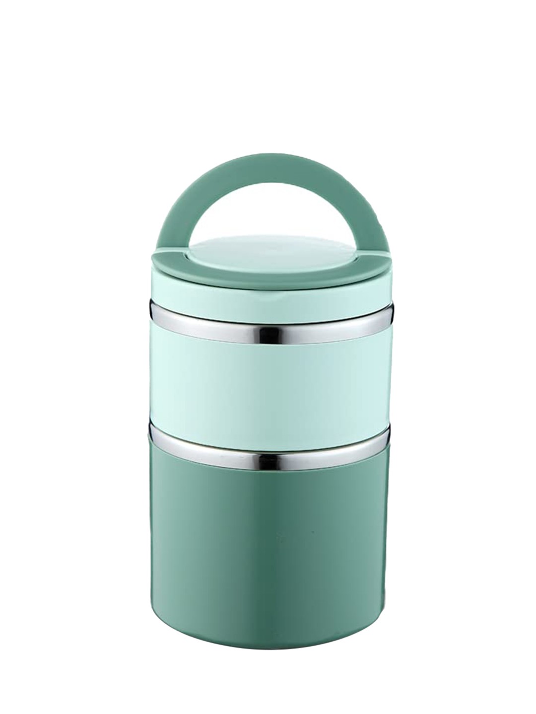 

Pigeon 2 Pieces Thermo Warm Insulated Stainless Steel Tiffin Boxes, Green