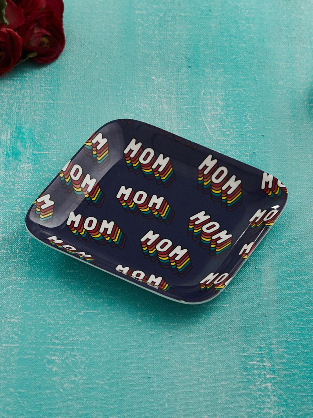 

Home Centre Blue & White Printed Appetiser Plate