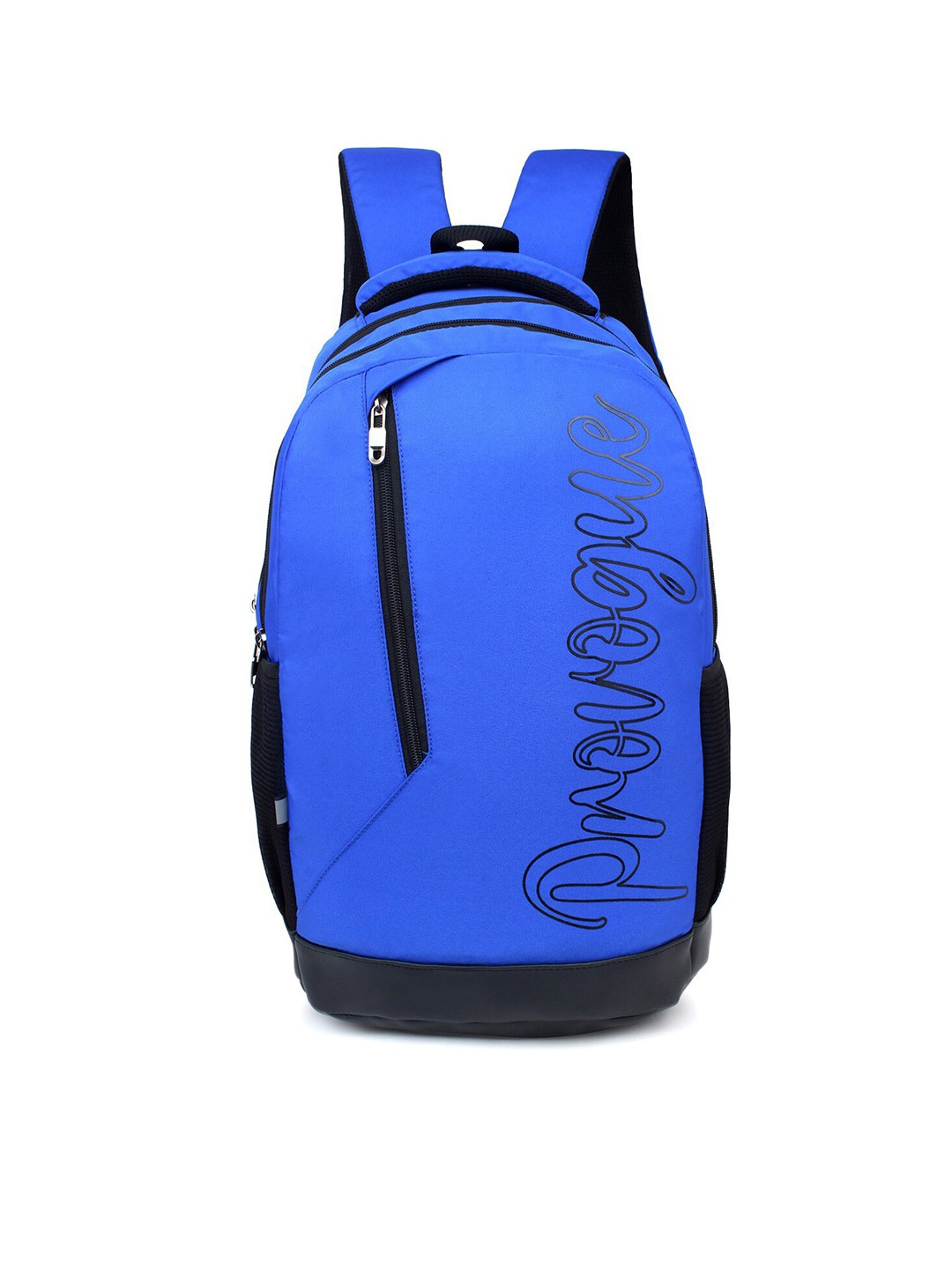 Provogue Unisex Typography Backpack, Navy blue
