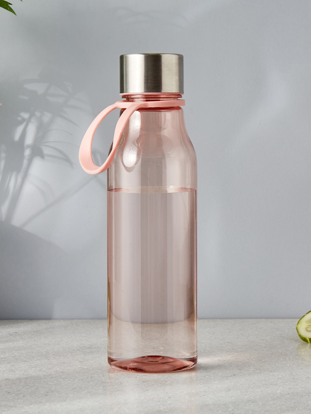 

Home Centre Pink Food Grade Water Bottle With Handle 580 ml