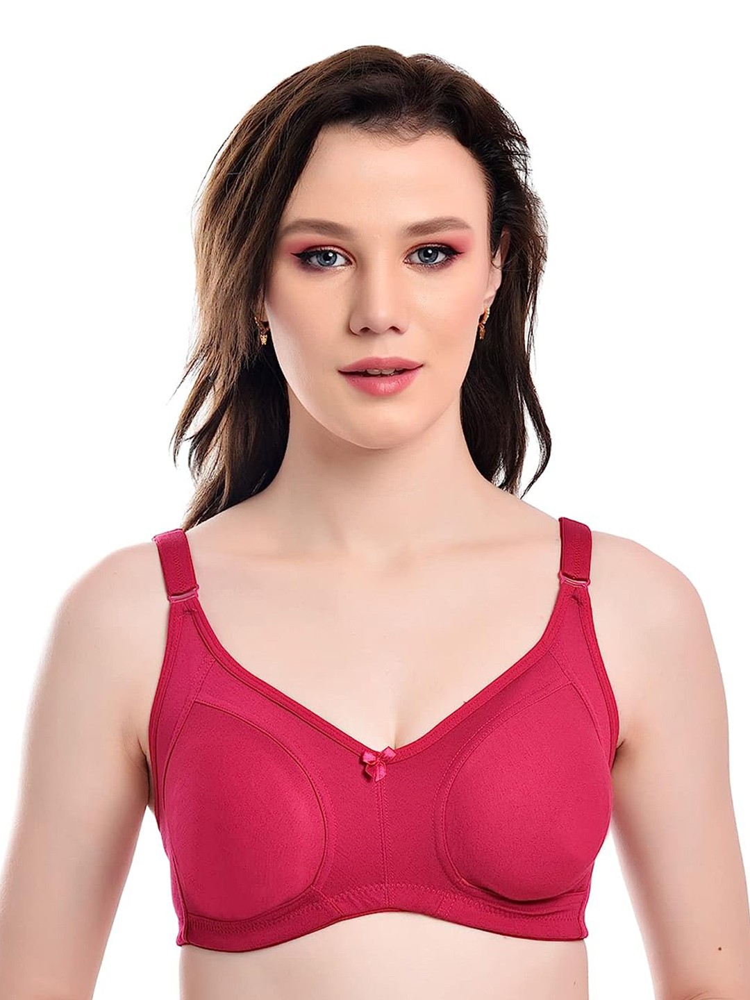 

SMARTERKIDS Heavily Padded Non Wired All Day Comfort Full Coverage T-shirt Bra, Magenta