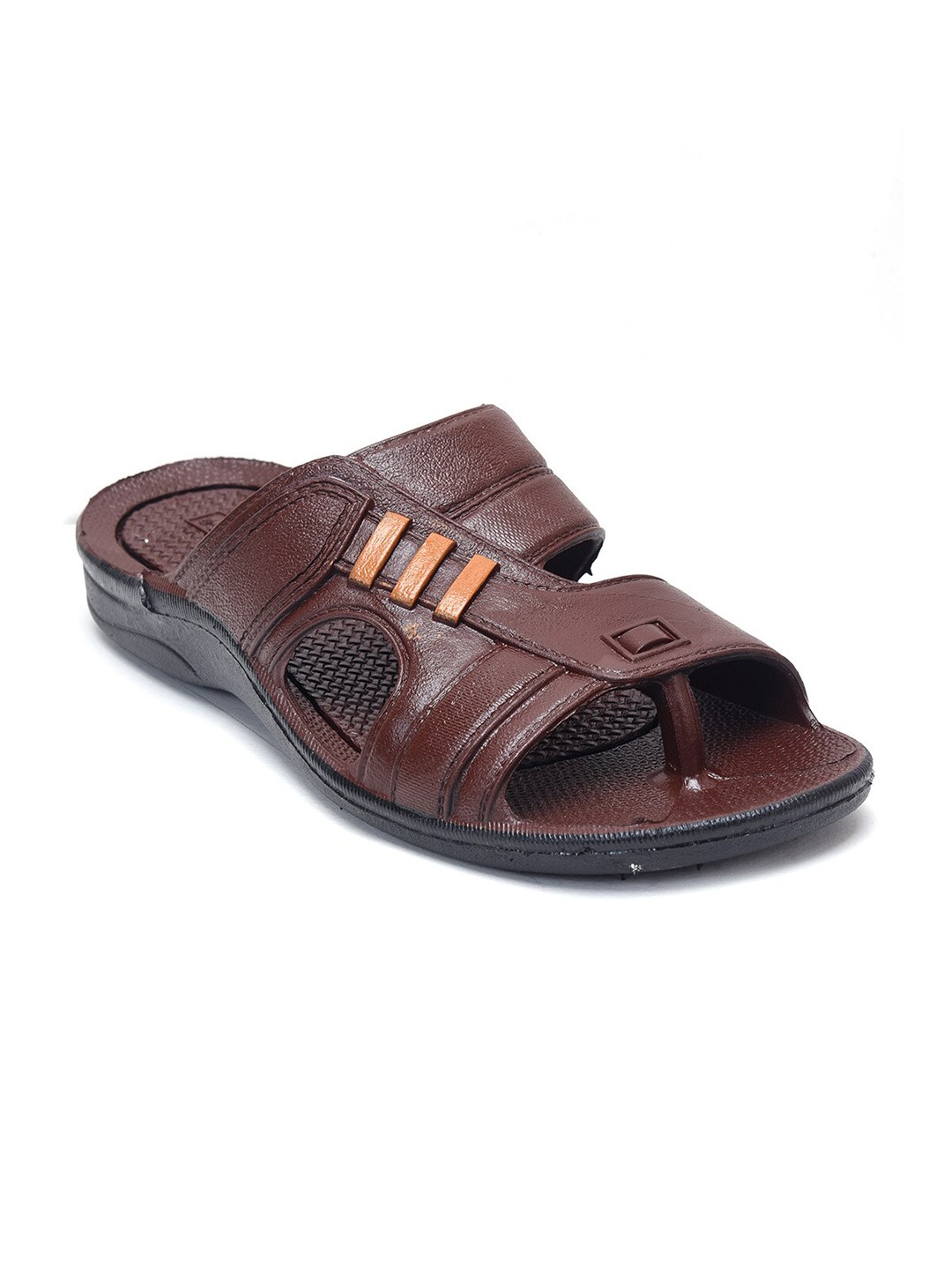 

Ajanta Men Slip-On Comfort Sandals, Brown