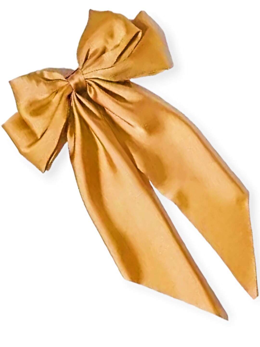 

Proplady Bow Detail Alligator Hair Clip, Beige