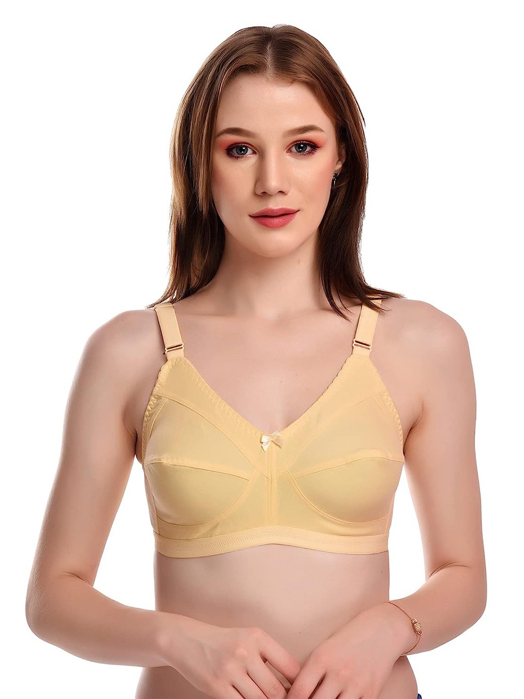

SMARTERKIDS Heavily Padded Non Wired All Day Comfort Full Coverage T-shirt Bra, Nude