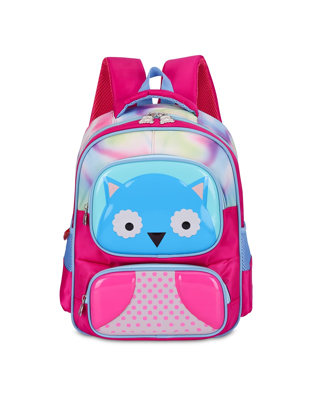 

THE CLOWNFISH Little Champ Kids Graphic Backpack, Pink