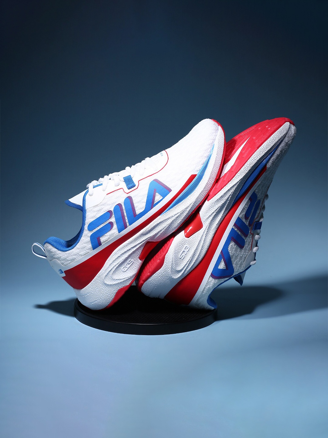 

FILA Men Mesh Running & Marking Shoes, White