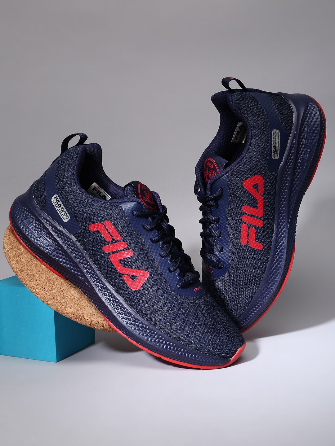 

FILA Men Marking Running Shoes, Navy blue