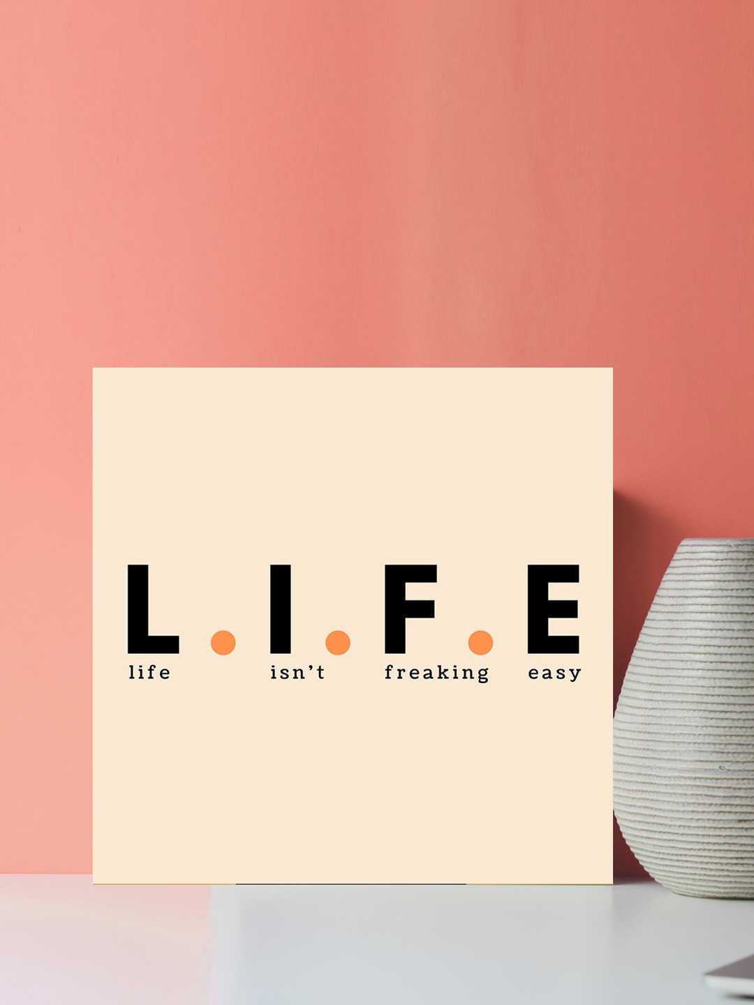 

Gallery99 Beige & Black Life Motivational Quotes Wall Art