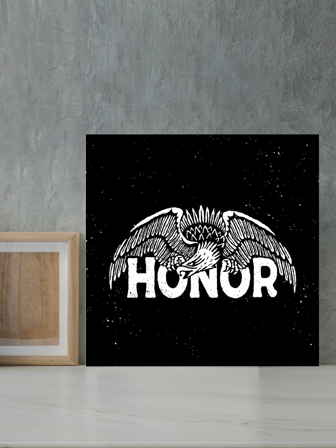 

Gallery99 White & Black Honor Motivational Quotes Printed Framed Wall Art