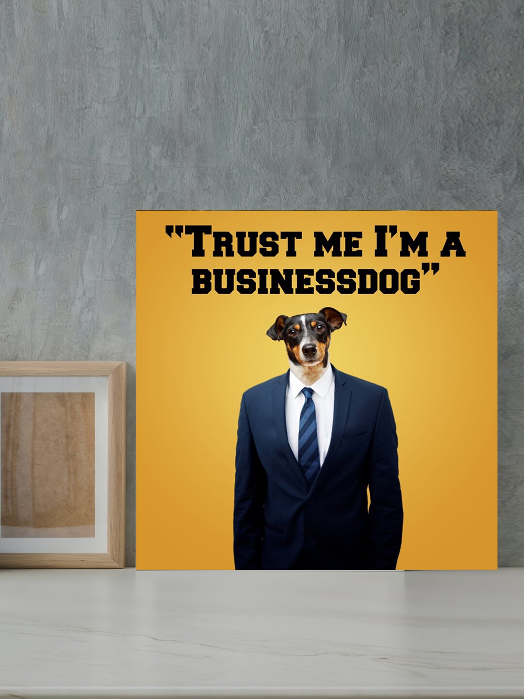 

Gallery99 Yellow & Black Trust me Motivational Quotes Wall Art