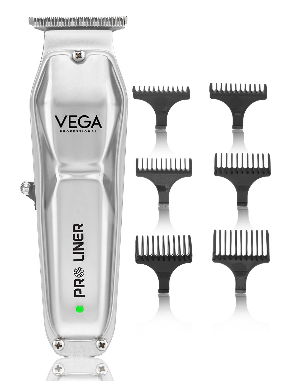 

VEGA PROFESSIONAL VPPHT-03 Pro Liner Hair Trimmer - Silver Toned