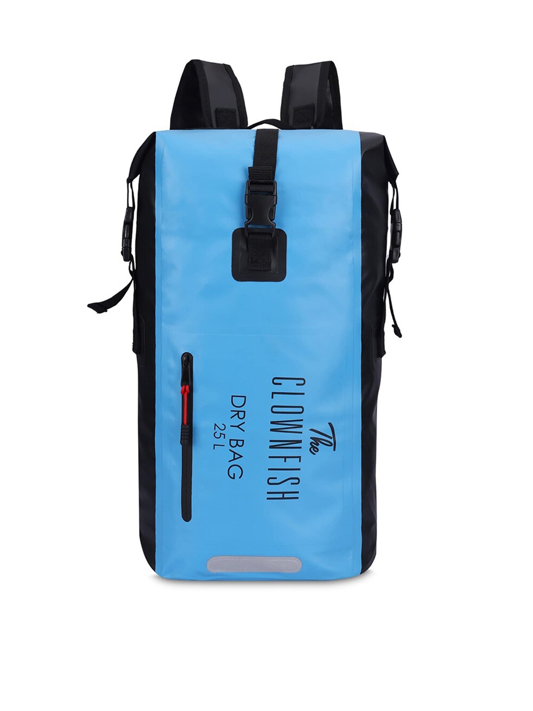 

THE CLOWNFISH Kids Typography Printed Lightweight Waterproof Backpack, Blue