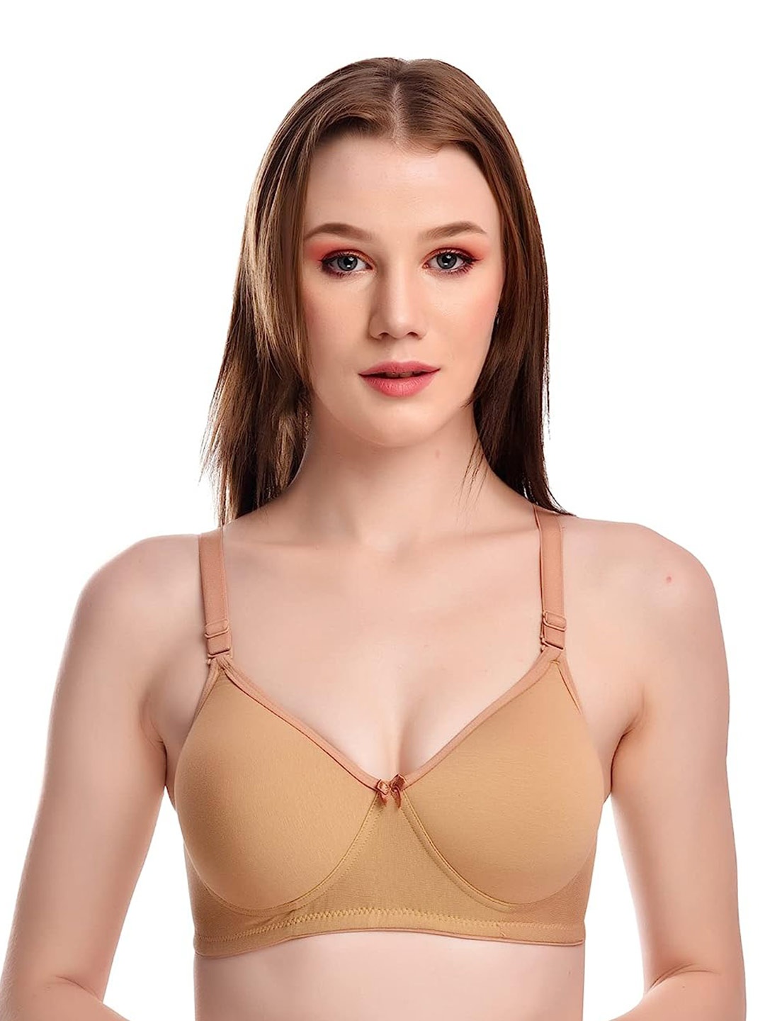 

SMARTERKIDS Full Coverage Heavily Padded T-shirt Bra All Day Comfort, Nude