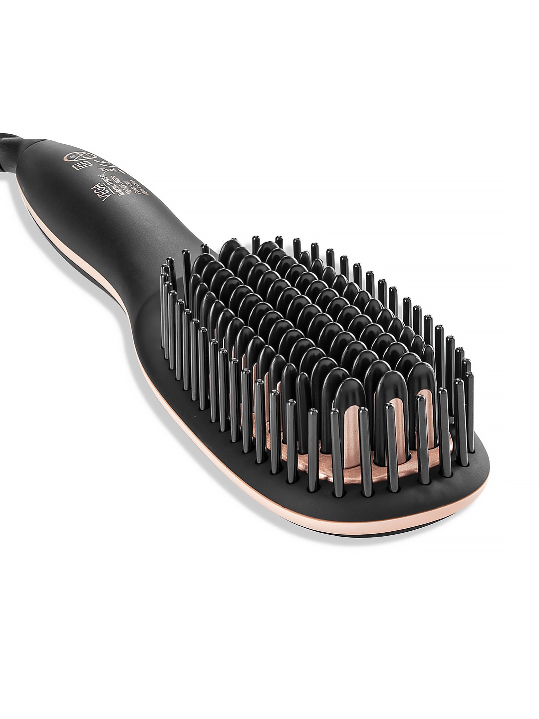 

VEGA PROFESSIONAL VPPMS-05 Pro Cera Shine Hair Straightener Brush - Black