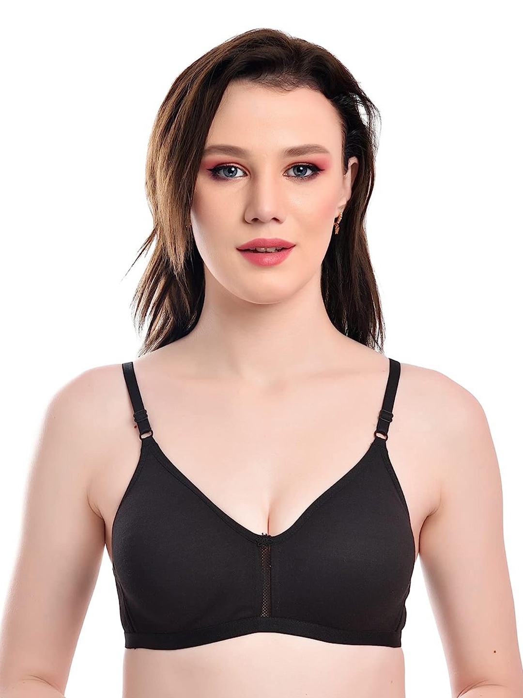 

SMARTERKIDS Full Coverage Heavily Padded Cotton T-shirt Bra With All Day Comfort, Black