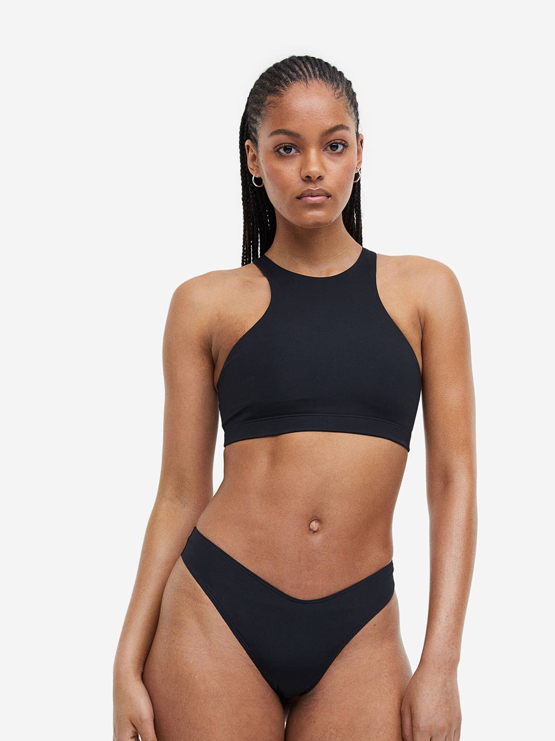 

H&M Padded Bikini Top, Black