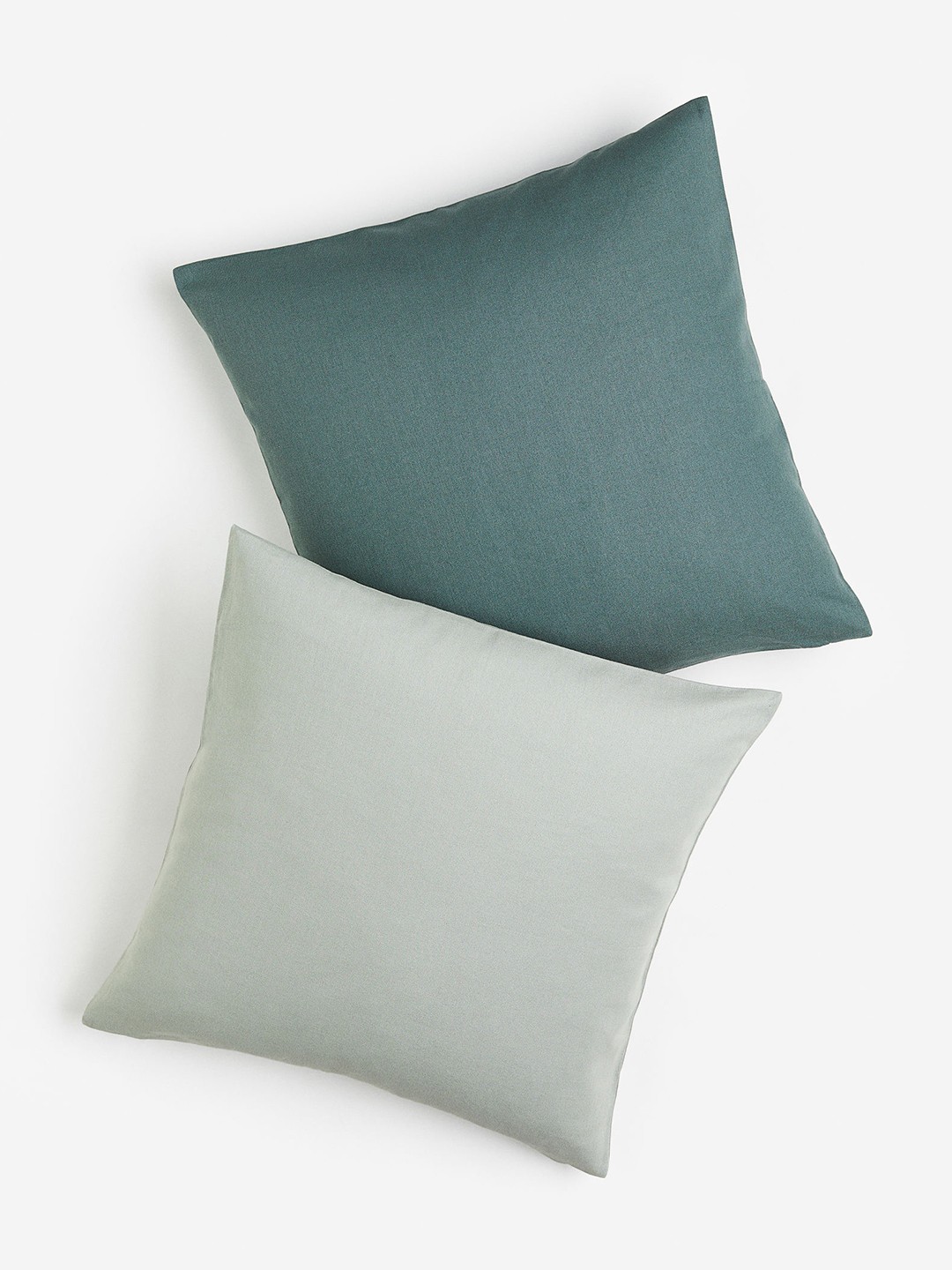 

H&M Green & Grey 2-Pack Cotton Canvas Cushion Covers