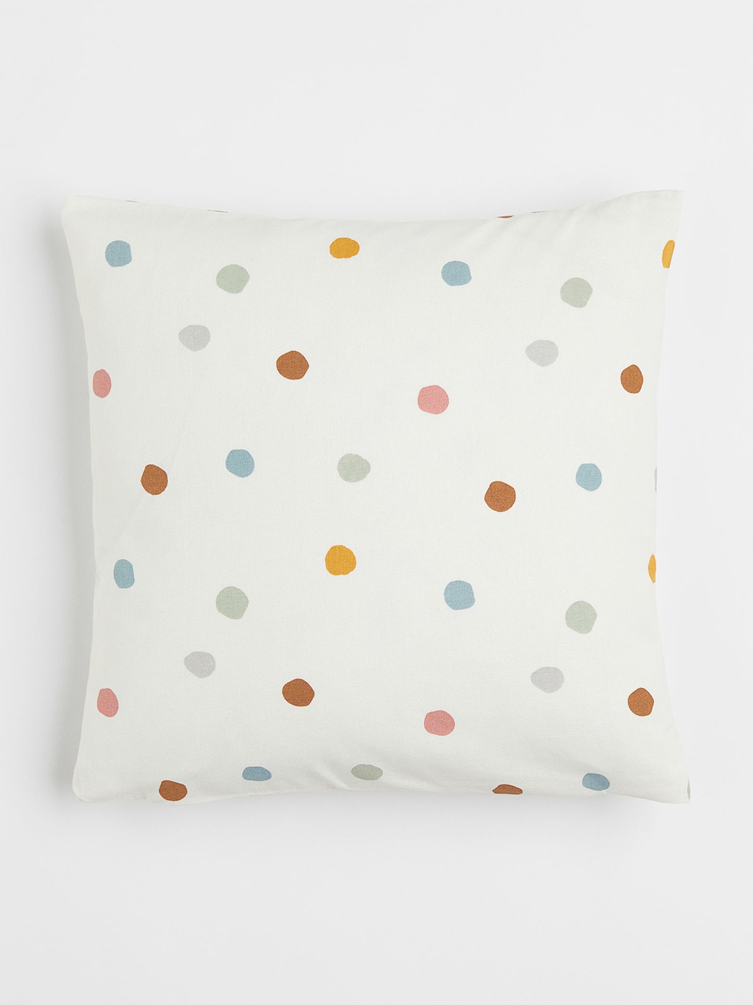 

H&M White Spotted Cotton Cushion Cover