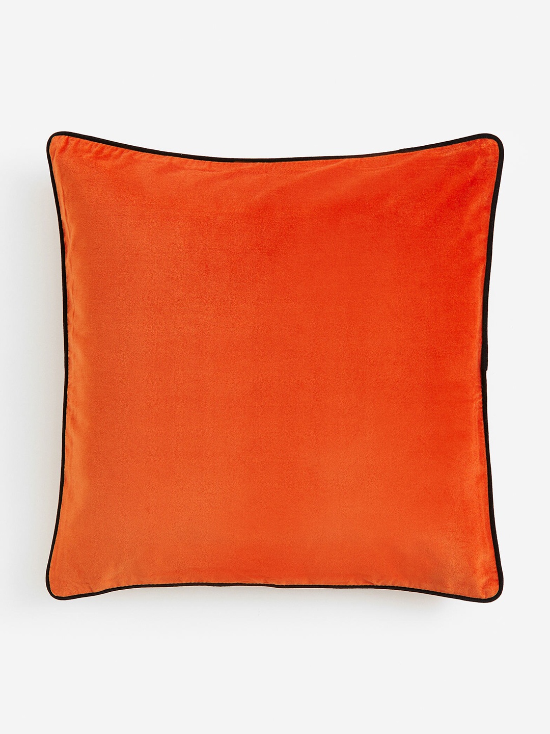 

H&M Orange & Black Velvet Cushion Cover