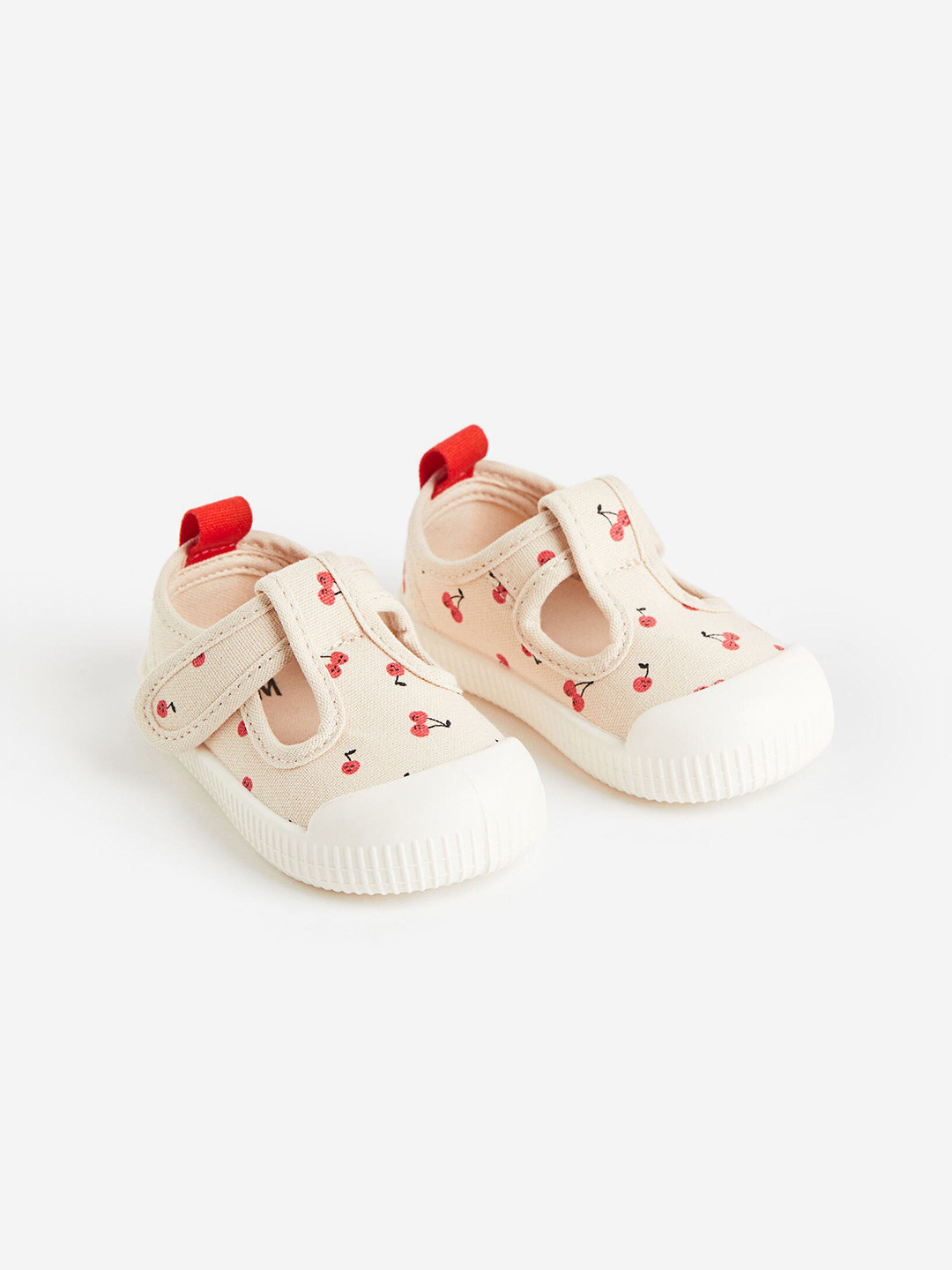 

H&M Infant Girls Cotton Canvas Flats, Beige