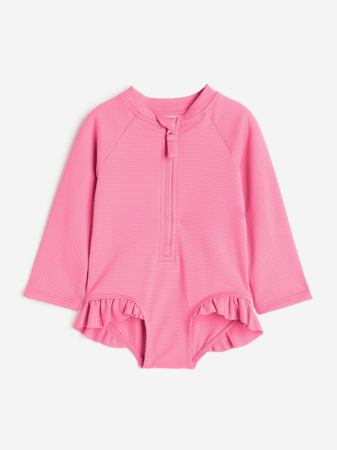 

H&M Infant Girls Long-Sleeved Swimsuit, Pink