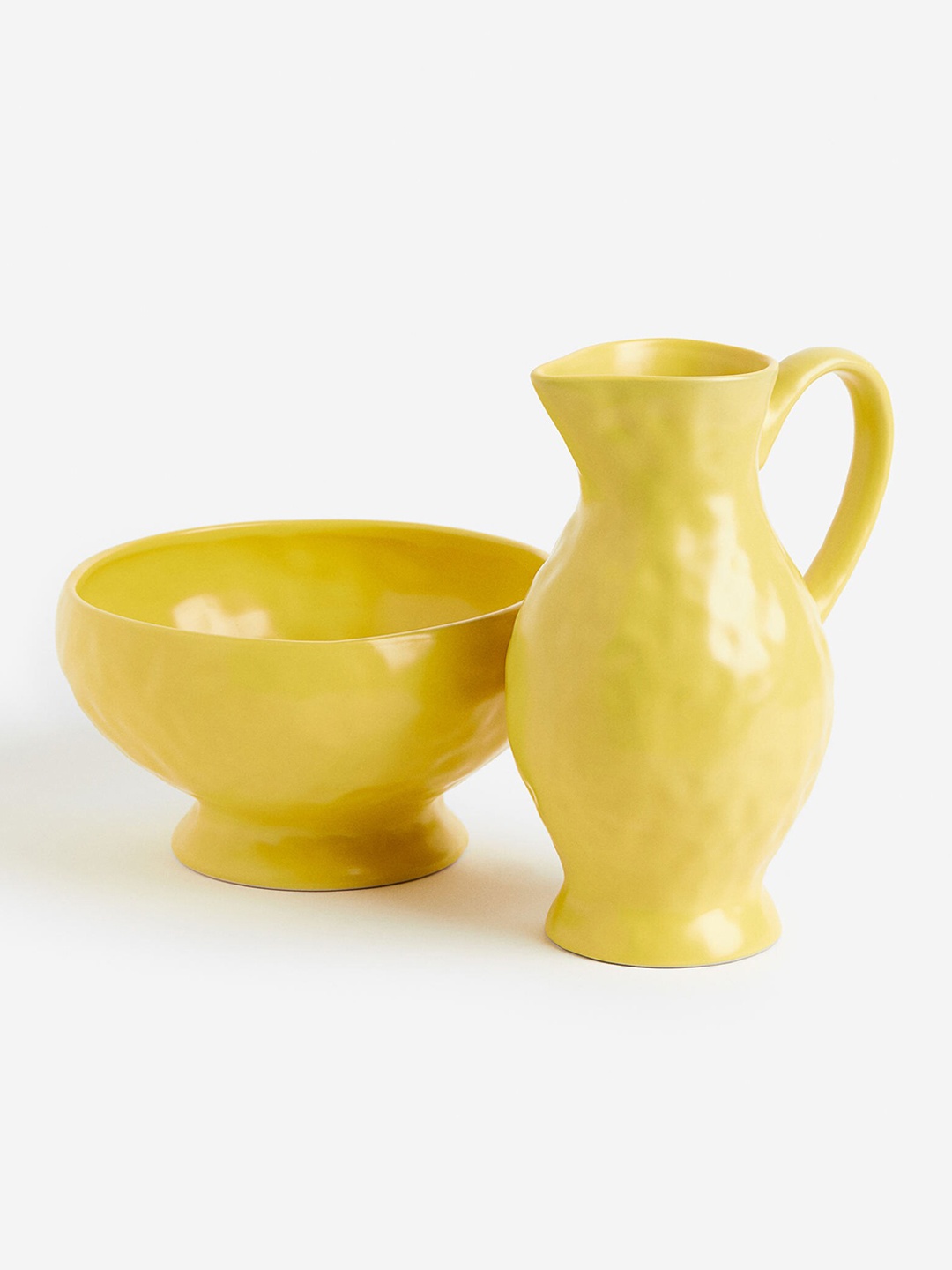 

H&M Yellow Stoneware Jug