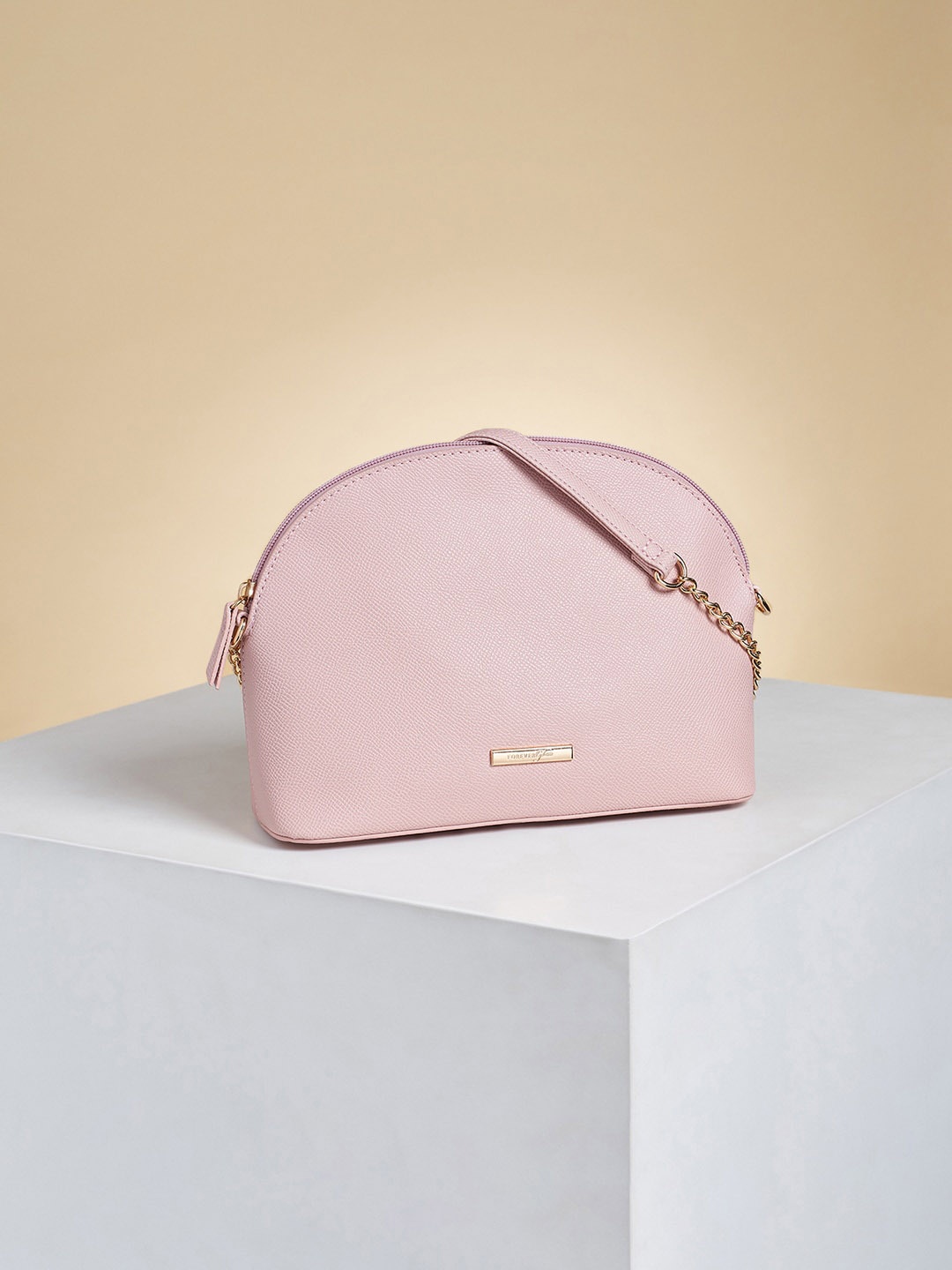

Forever Glam by Pantaloons Half Moon Sling Bag, Pink