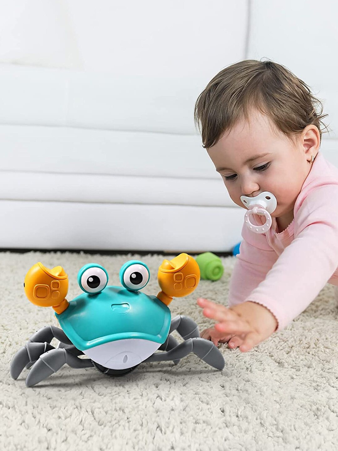

WEMBLEY Crawling Crab Musical Toys, Blue
