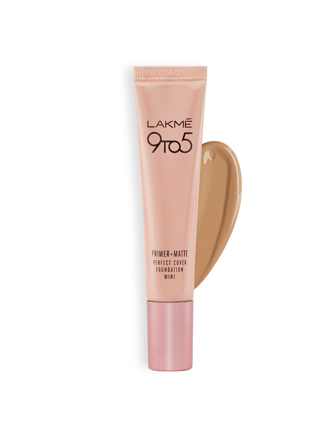 

Lakme 9To5 Primer+Matte Perfect Cover Long-Lasting Mini Foundation 15ml- Warm Natural W180, Beige