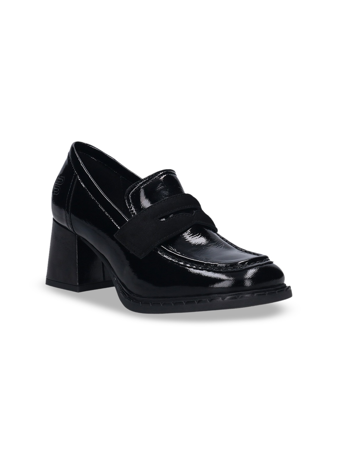 

BAGATT Scala Formal Leather Block Pumps, Black