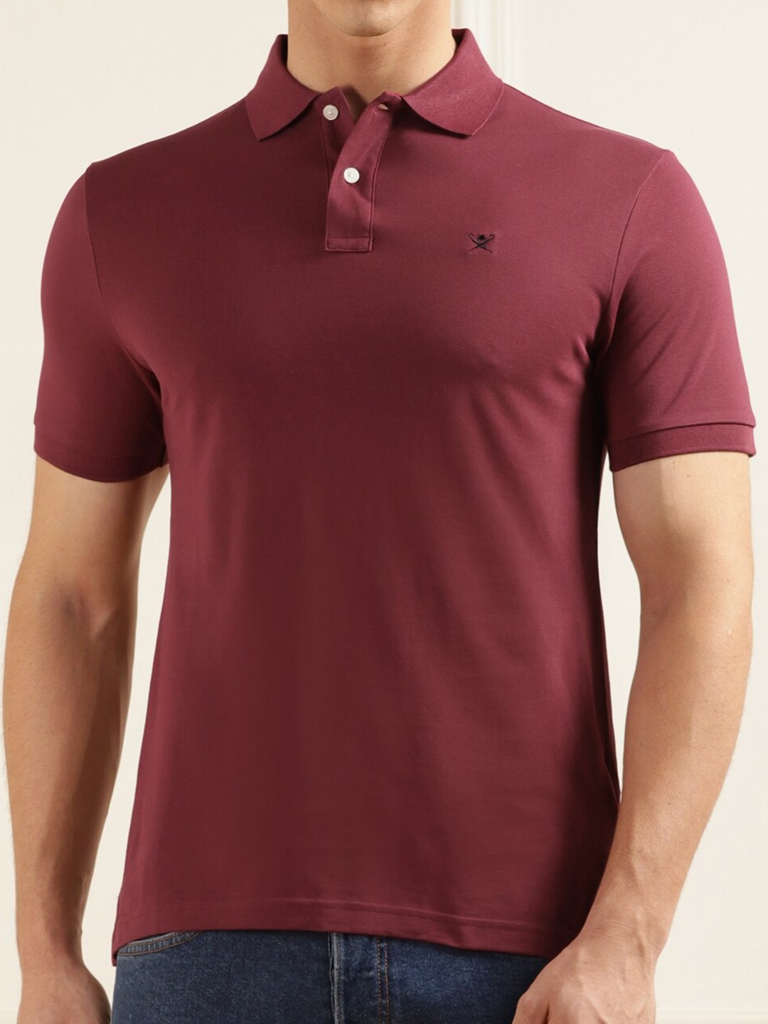 

HACKETT LONDON Polo Collar Slim Fit T-shirt, Na