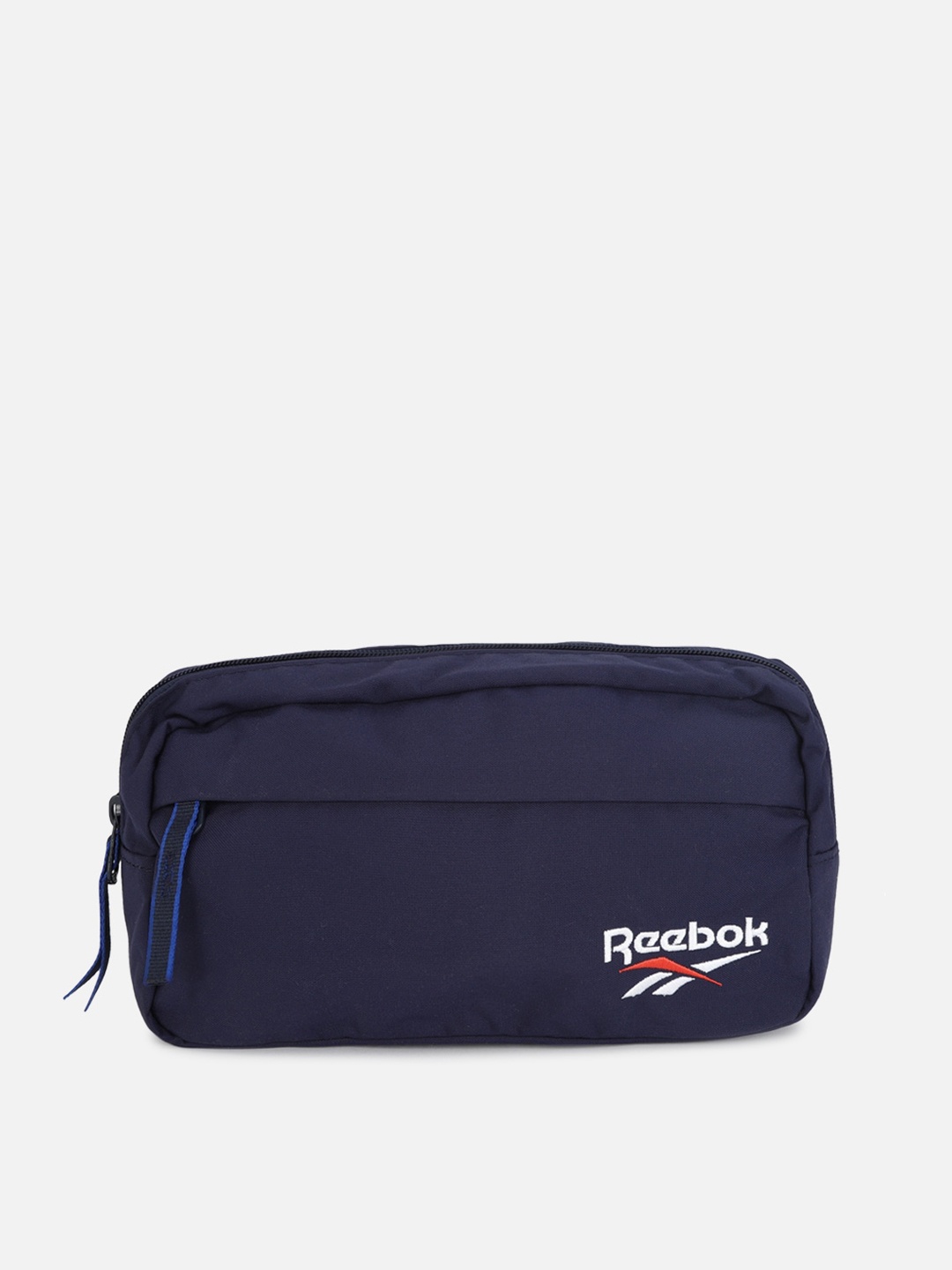 

Reebok Brand Logo Printed Waist Pouch, Navy blue