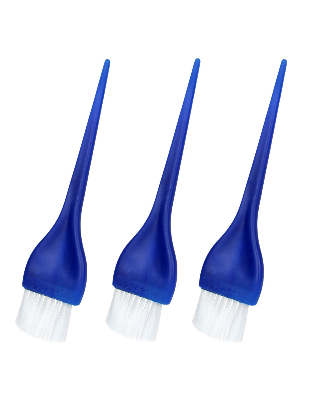 

VEGA Set Of 3 Bleach Hair Brush for Hair Coloring & Dye VC3BB-01, Blue