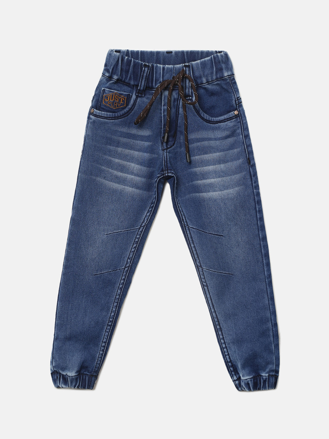 

V-Mart Boys Light Fade Stretchable Clean Look Jeans, Blue