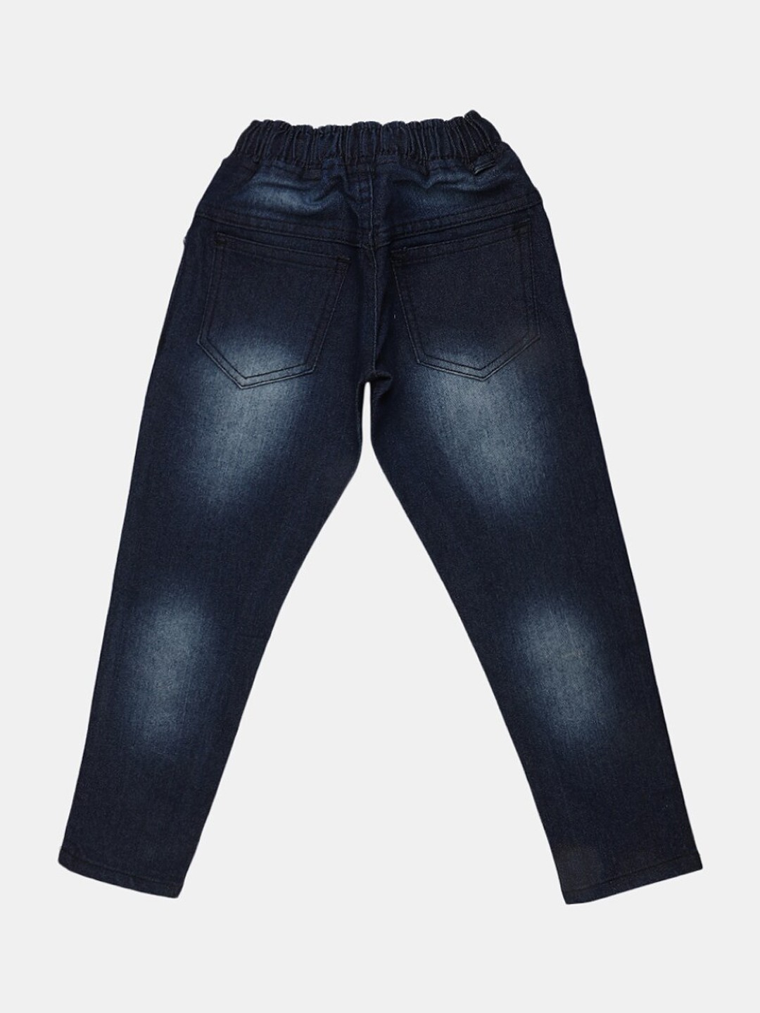 

V-Mart Boys Heavy Fade Clean Look Stretchable Jeans, Blue