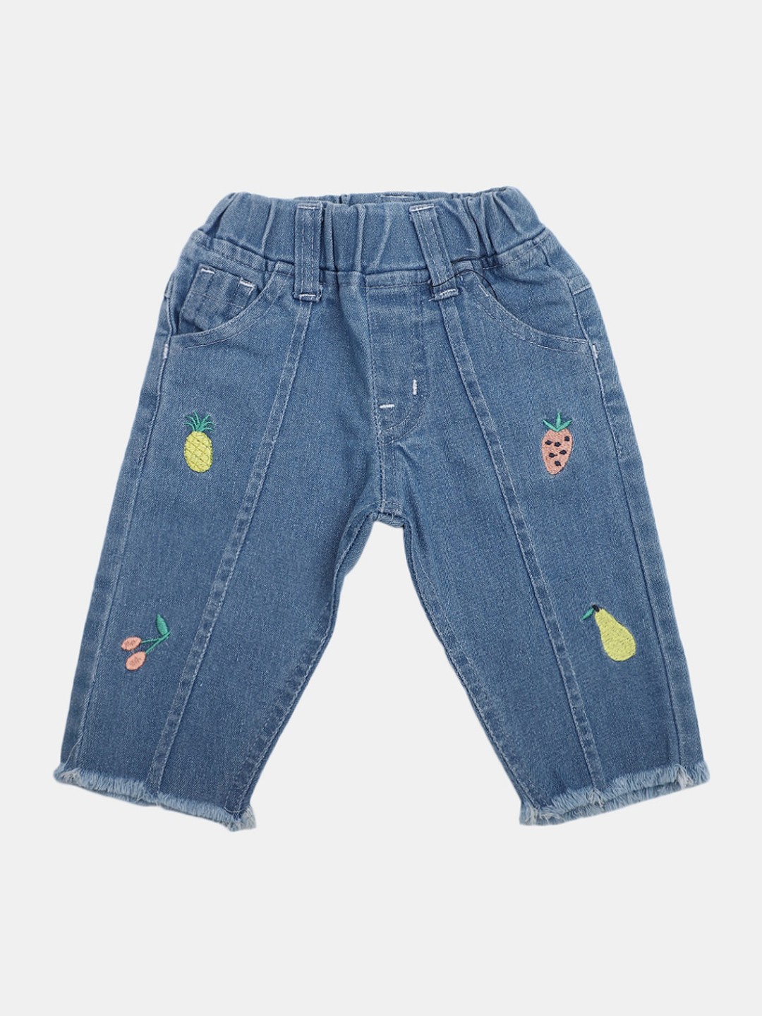 

V-Mart Infant Boys Slim Fit Clean Look Light Fade Stretchable Jeans, Blue