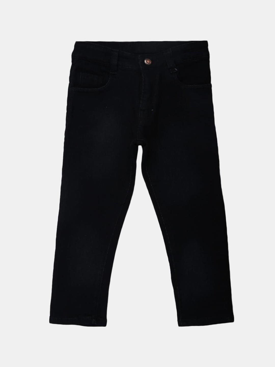 

V-Mart Boys Clean Look Dobby Denim Jeans, Black