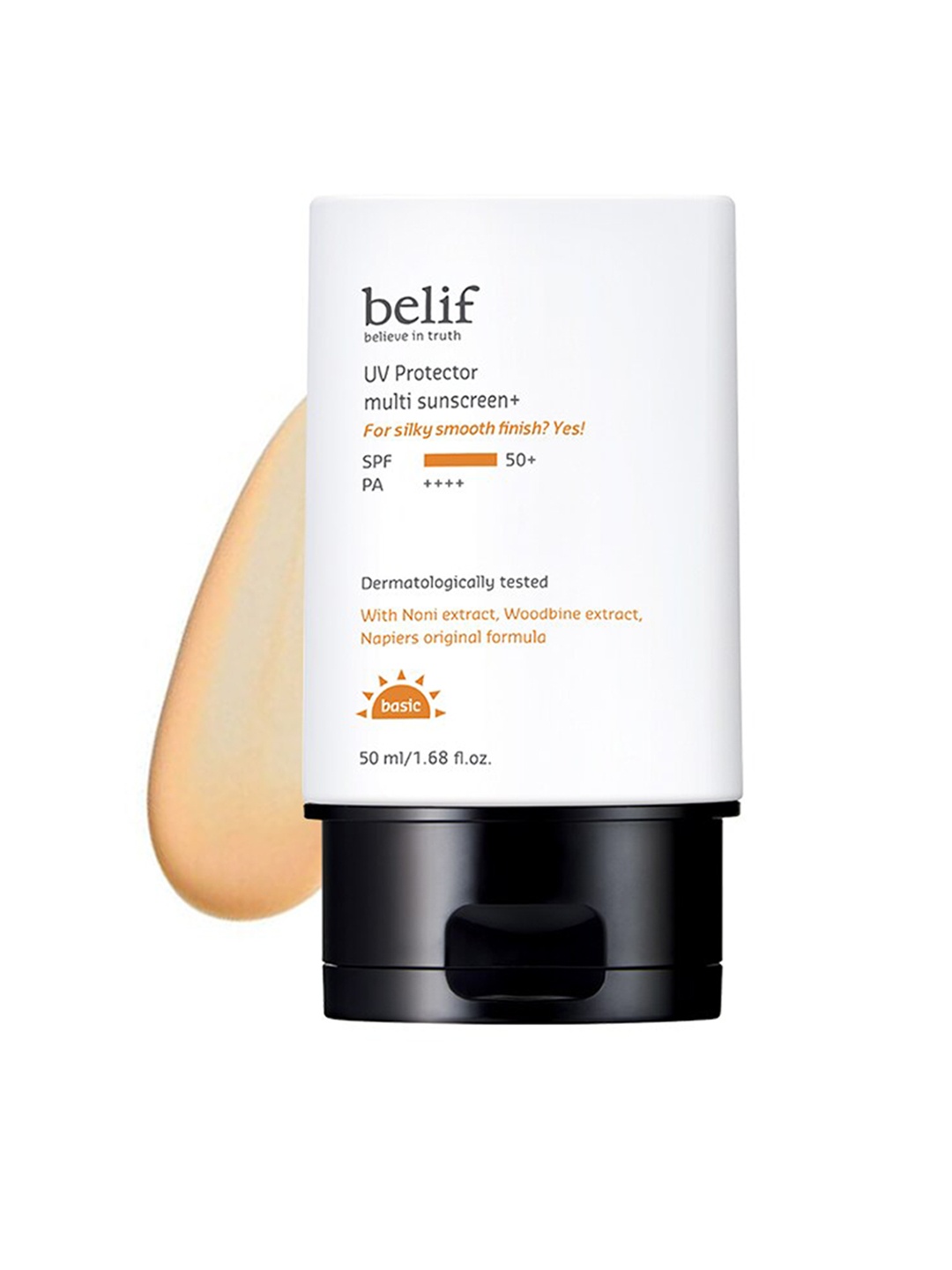 

belif UV Protector Multi Sunscreen - SPF50+ PA++++ With Noni & Woodbine Extract 50 ml, Beige